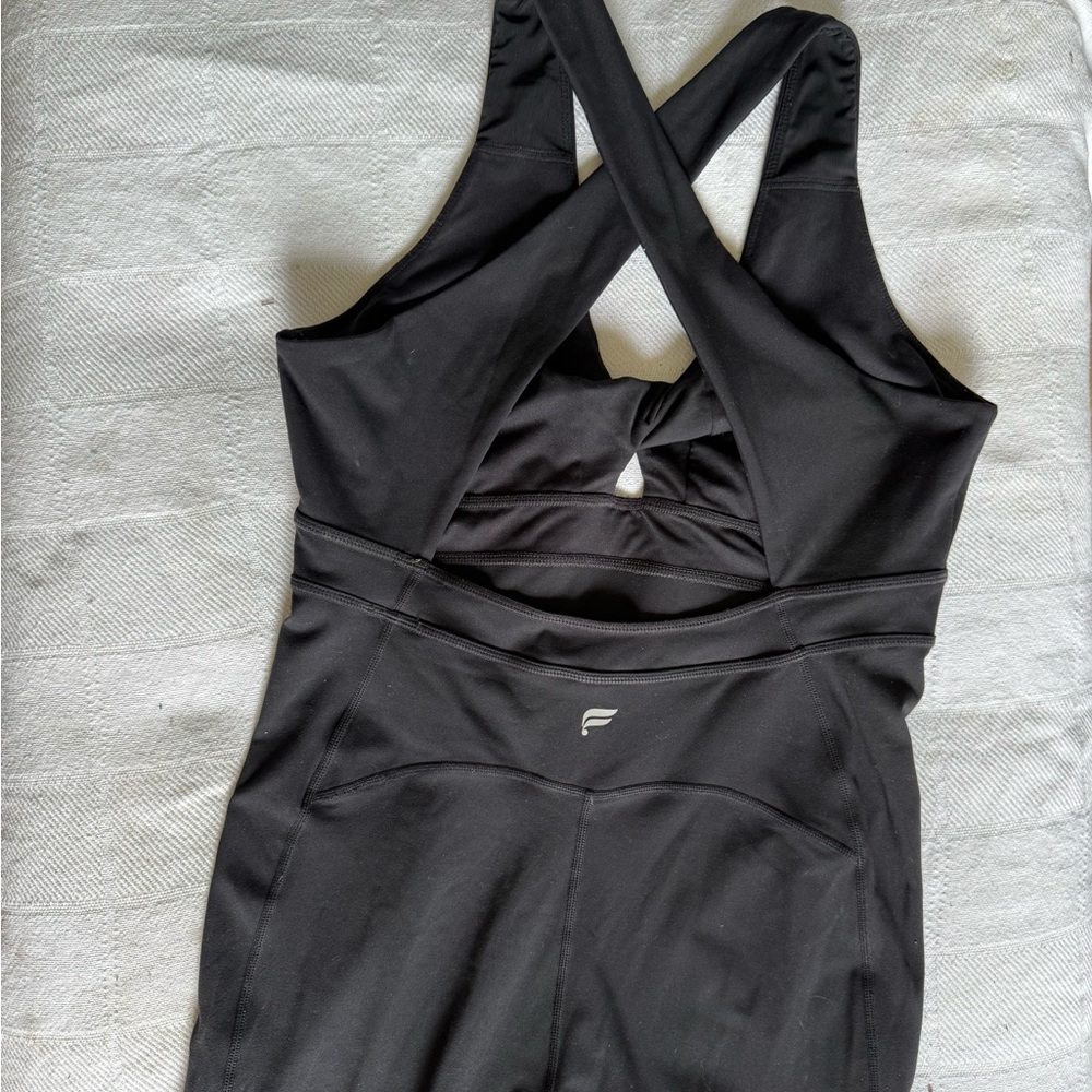Fabletics Black Performance Jumpsuit With Support… - image 1
